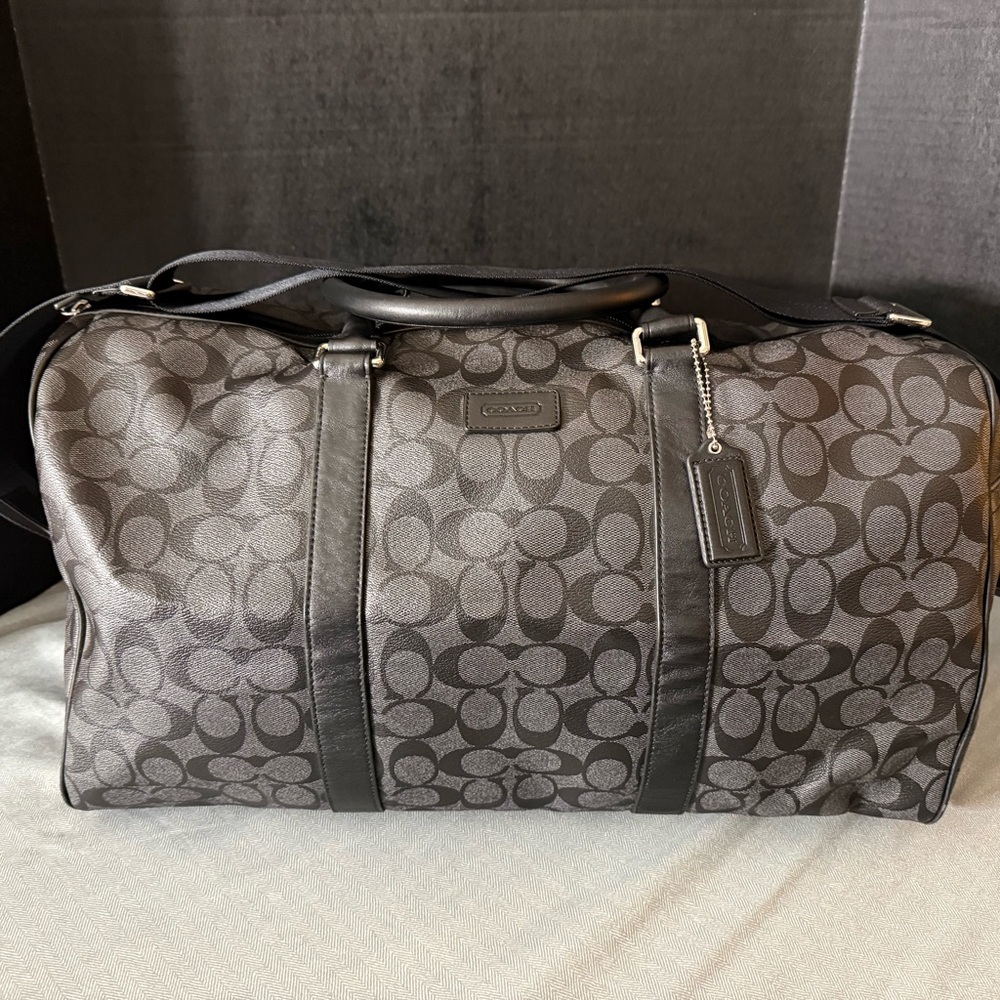 Coach Signature Travel Duffel Bag